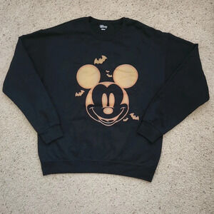 Disney Mickey Halloween Pumpkin Crewneck Size XL‎